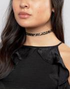 Limited Edition Animal Print Choker Necklace - Multi