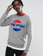 Sweet Sktbs X Pepsi Sweatshirt With Logo In Gray - Gray