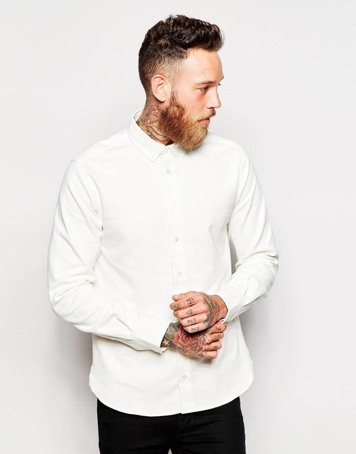 Ymc Oxford Shirt - Cream
