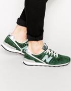 New Balance 996 Suede Sneakers - Green