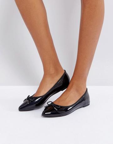 London Rebel Soft Point Ballerina - Black