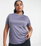Asos 4505 Curve Icon Performance T-shirt-blue