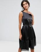 Closet Box Pleat Midi Dress - Black