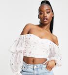 Lace & Beads Exclusive Lucky Top In Metallic Pink Playing Card Print