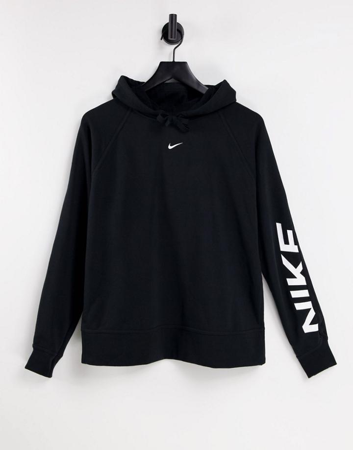 Nike Training Pro Dri-fit Oversized Hoodie In Black