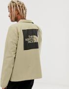 The North Face Coaches Jacket In Beige Twill - Stone
