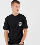 D-struct Tall Graphic Single Jersey T-shirt - Black