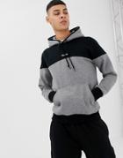 Primitive Pacer Hoodie With Contrast Panel In Gray