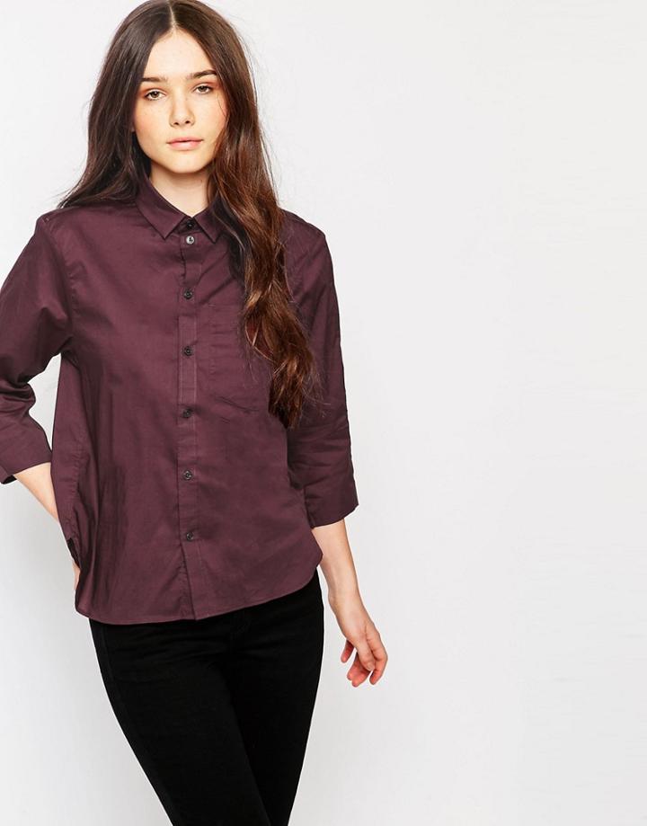 G Star Boyfriend Shirt - Dk Fig