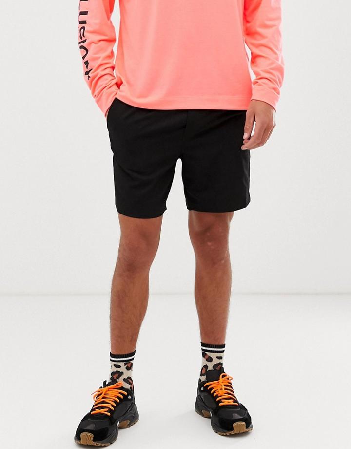 Weekday Alf Shorts In Black - Black