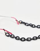 Jeepers Peepers Sunglasses Chain In Black Marble