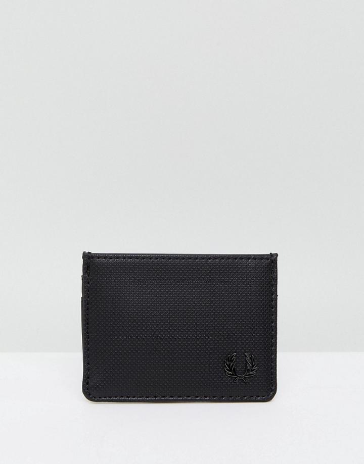 Fred Perry Classic Pique Card Holder - Black