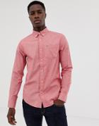Hollister Long Sleeve Poplin Shirt - Pink