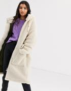 Asos Design Oversized Borg Parka
