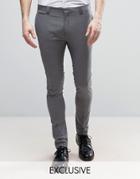 Noak Skinny Cropped Pants - Gray