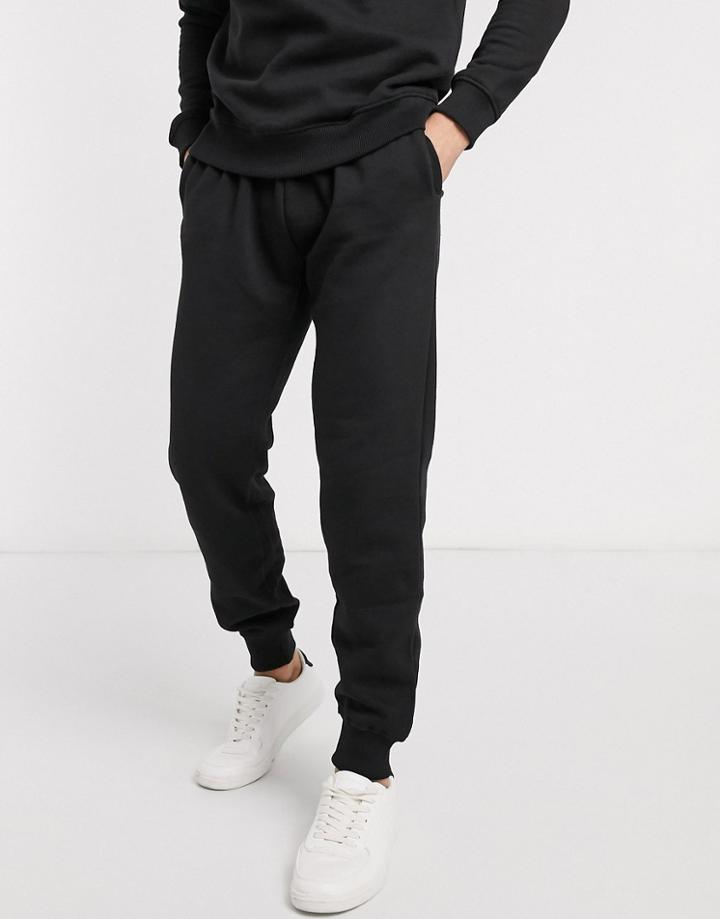 Threadbare Basic Slim Fit Jogger In Black