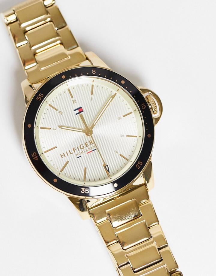 Tommy Hilfiger Ladies Diver Watch-gold