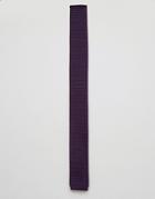 Original Penguin Knitted Tie - Purple