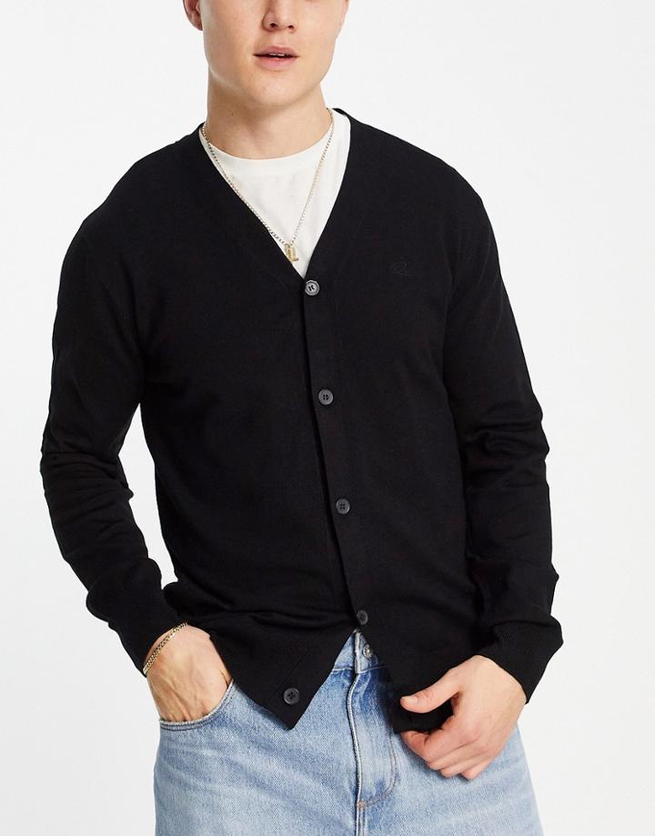 River Island Essential Cardigan In Black