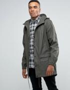 D-struct Longline Water-resistant Jacket With Hood - Gold
