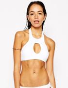 Seafolly Goddess Keyhole Tank Bikini Top - White