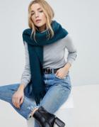 New Look Boucle Scarf - Blue