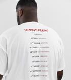 Asos Design Plus Oversized T-shirt With Back Text Print In Organic Cotton-white