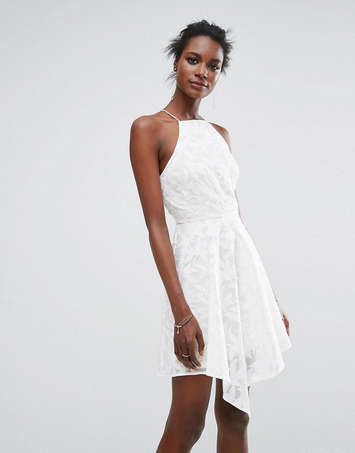 Keepsake Plain Sight Mini Dress - Cream