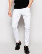 Asos Skinny Jeans In White - White