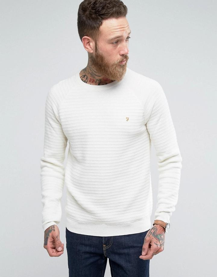 Farah Keighley Crew Neck Sweater - Cream
