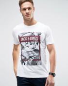 Jack & Jones Core T-shirt With Graphic Print - White