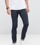 Noak Super Skinny Jeans In Raw Blue - Blue