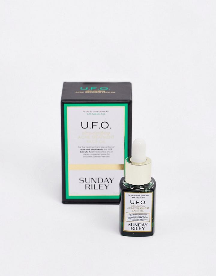 Sunday Riley Ufo Ultra Clarifying Acne Face Oil With 1.5% Salicylic Acid 0.5 Fl Oz-clear