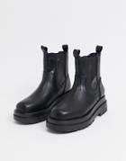 Raid Brazen Chunky Biker Boots In Black