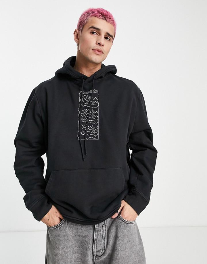 Allsaints Freeq Overhead Hoodie In Black