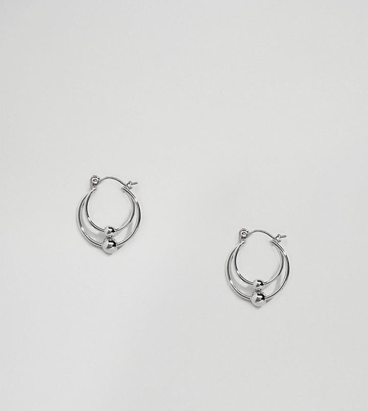 Uncommon Souls Earrings In Multi Row - Silver