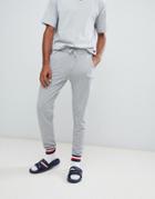 Tommy Hilfiger Sweatpants With Contrast Icon Tipping In Gray - Gray