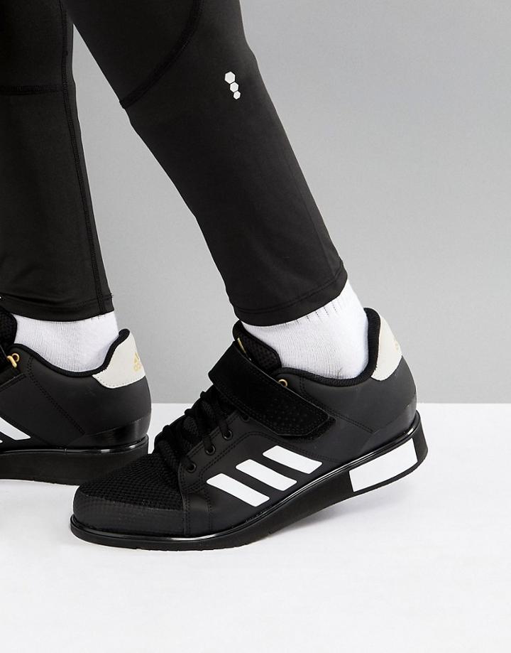 Adidas Training Power Perfect Iii Sneaker In Black Bb6363 - Black