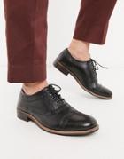 Silver Street Leather Brogues In Black