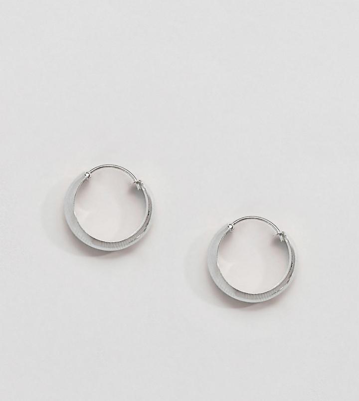 Kingsley Ryan Sterling Silver Chunky Hoop Earrings - Silver