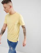 Only & Sons Washed T-shirt - Yellow