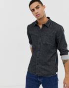 Hymn Brushed Oxford Shirt-black