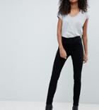 Weekday Thursday High Waist Skinny Jeans With Organic Cotton In Black - Black