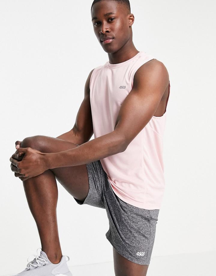 Asos 4505 Icon Training Sleeveless T-shirt With Quick Dry-pink