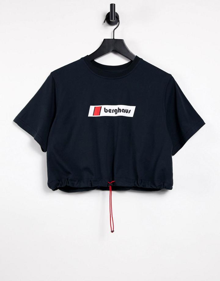 Berghaus Tramantana Cropped T-shirt In Black