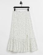 Warehouse Stevie Ditsy Floral Midi Skirt In Multi