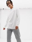 Mennace Long Sleeve T-shirt In Off White Cord