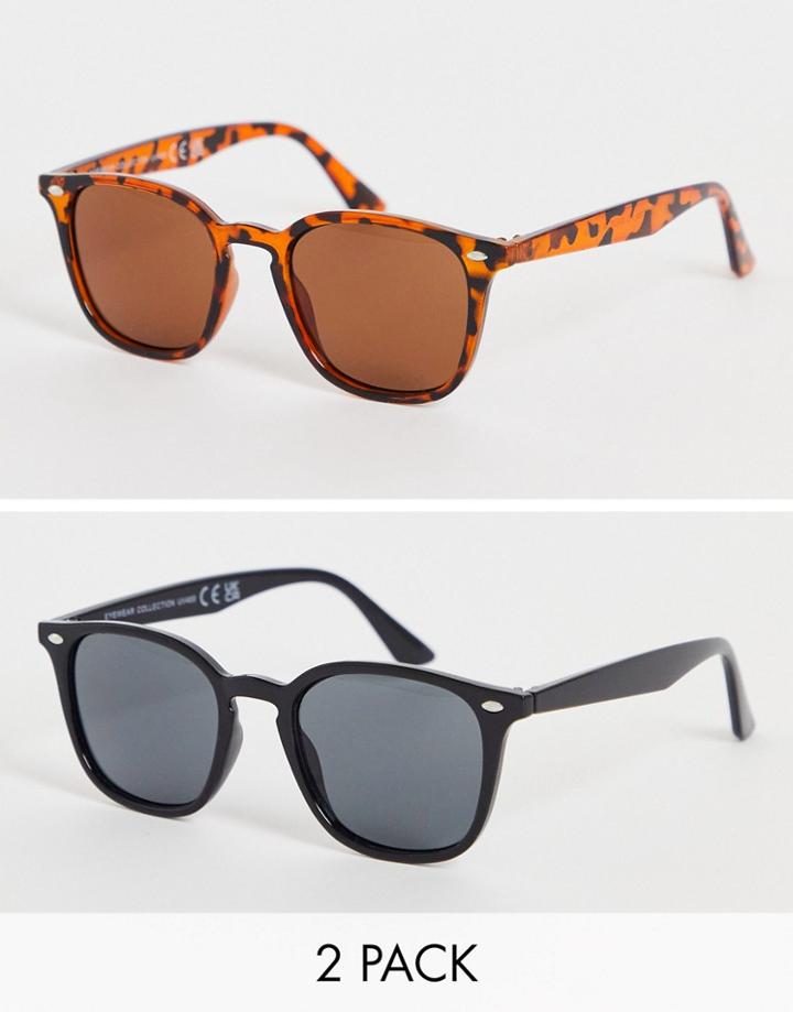 Svnx Two Pack Classic Sunglasses-multi