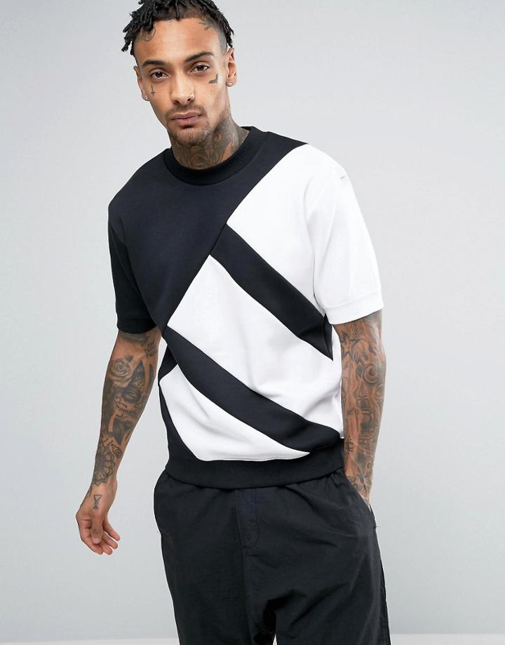 Adidas Originals Berlin Pack Eqt Boxy Sweatshirt In White Bp5979 - Black