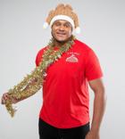 Brave Soul Plus Holidays Turkey Pocket T-shirt - Red